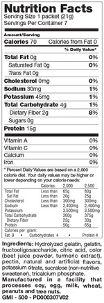 Strawberry Banana Proti-15 Gelatin